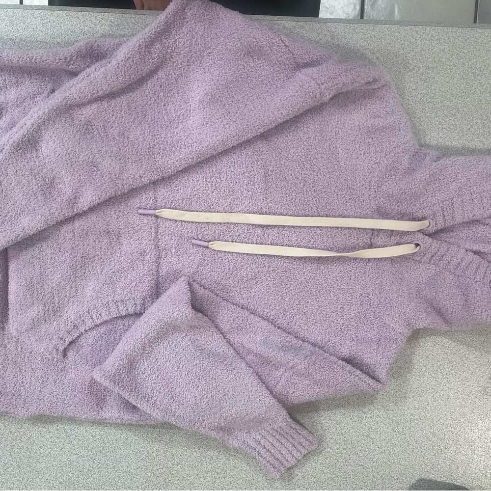 UGG Purple fuzzy Sweatshirt and pants